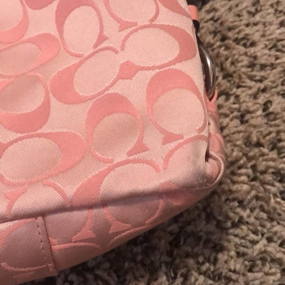 Authentic Pink Coach Purse. $115 - Picture 6 of 6